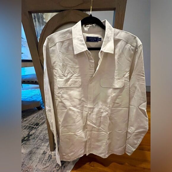 Vineyard vines men’s linen blend button-down size XL - Picture 2 of 9